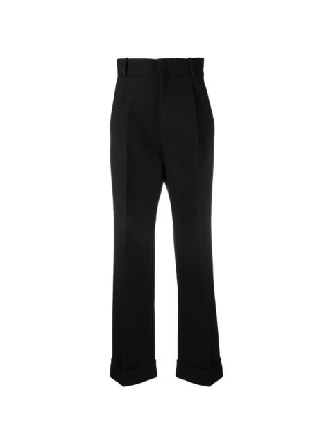 GUCCI high-waisted wool trousers