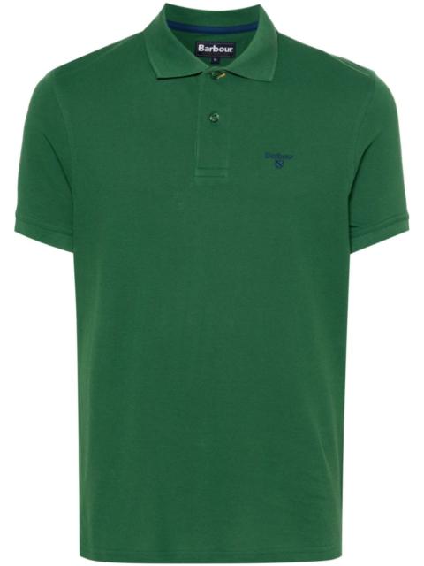 Barbour logo-embroidered cotton polo shirt