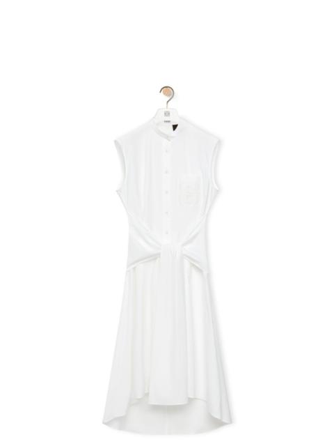 Loewe Knot shirt dress in cotton