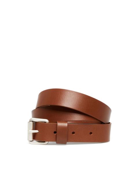 Carhartt WIP leather rectangle-buckle belt