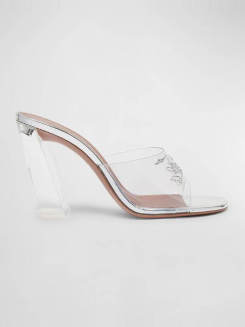 Bella Glass Slipper Mule Sandals