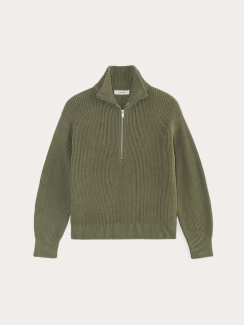 EVERLANE THE HALF-ZIP IN EVERYDAY COTTON