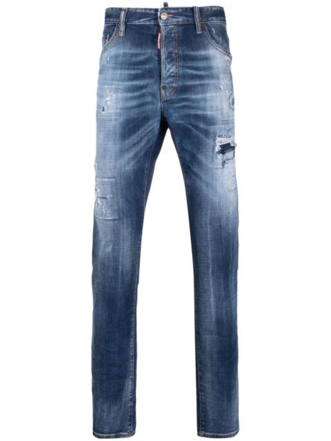 DSQUARED2 slim-fit distressed-finish jeans