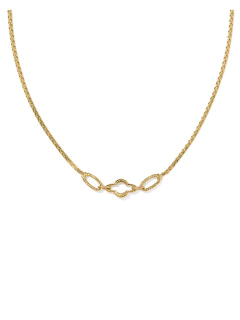 KENDRA SCOTT Abbie 18k Yellow Gold Vermeil Link and Chain Necklace