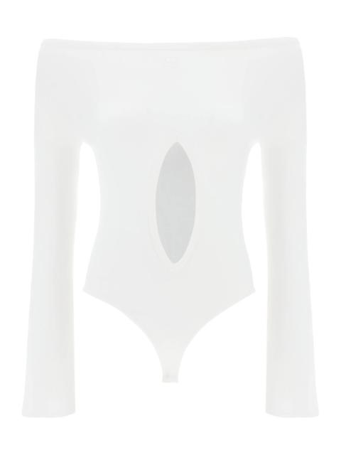 courrèges "JERSEY BODY WITH CUT-OUT