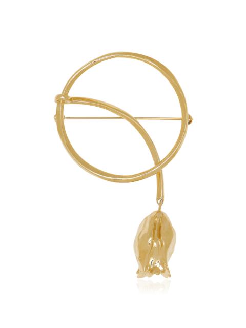 Chloé Bloomcraft Brass Brooch