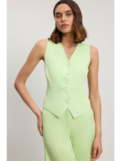 KAREN MILLEN Satin Viscose Tailored Waistcoat