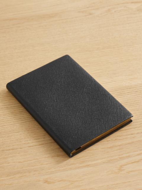 Smythson Soho Panama Textured-leather Notebook