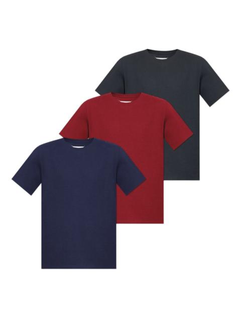 Maison Margiela four-stitch crew-neck T-shirt (pack of three)