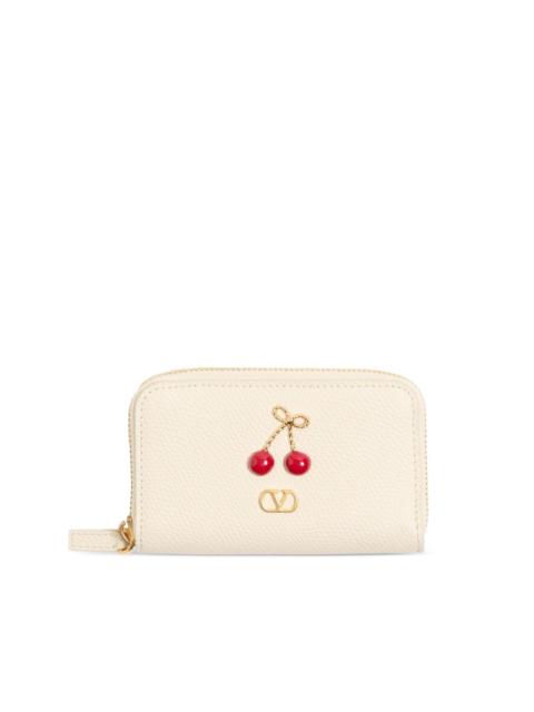 Valentino Cherryfic zip wallet