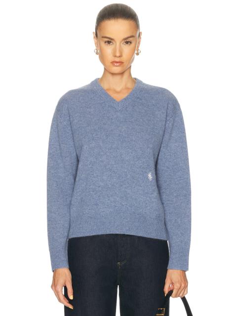 Sporty & Rich SRC Cashmere V-Neck Sweater