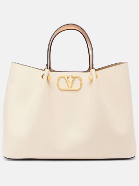 Valentino VLogo Medium leather tote bag