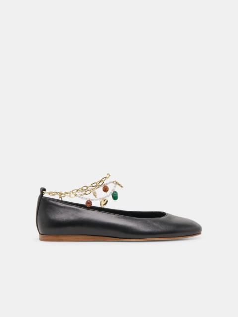 dolce vita BAIDEN BALLET FLATS BLACK LEATHER