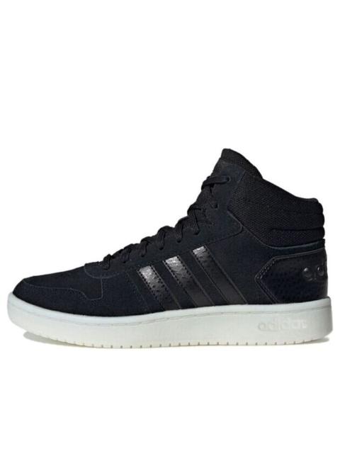 (WMNS) adidas neo Hoops 2.0 Mid 'Black White' EE7893