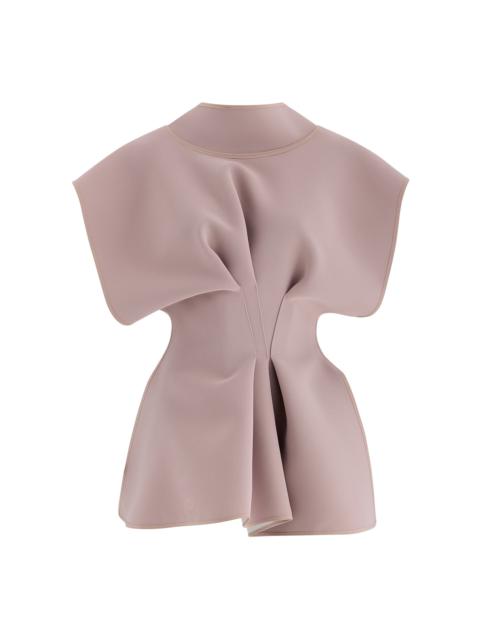 MATICEVSKI Endure Pleated Top pink