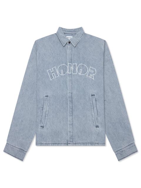 HONOR THE GIFT INDIGO COVER SHIRT - LIGHT INDIGO