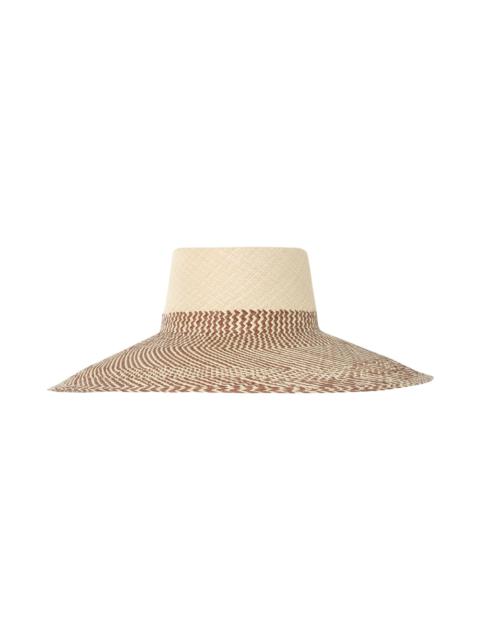 Zimmermann HERRINGBONE WIDE BRIM SUNHAT