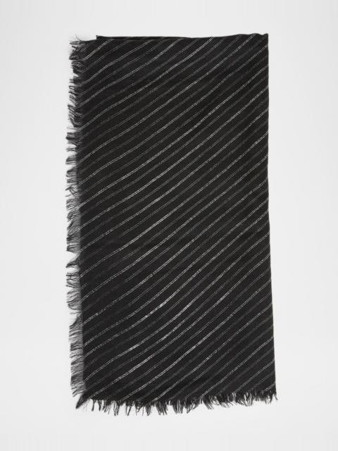 Isabel Marant Alecia Wool and Cashmere Fringed Scarf