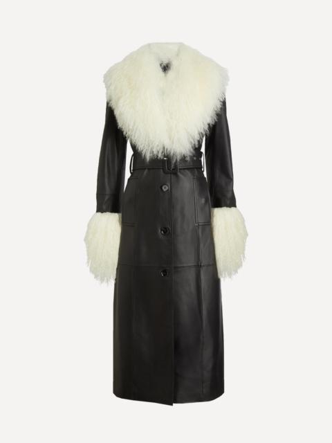STAND STUDIO Monica Leather Coat