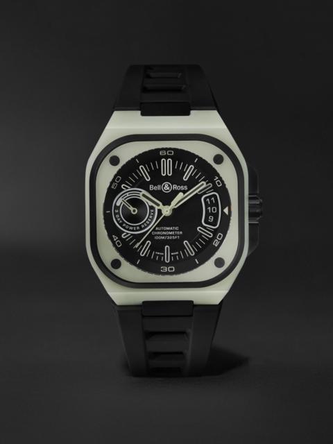 Bell & Ross BR-X5 Limited Edition Automatic Titanium and Fibreglass Watch, Ref. RX5R-LUM_TC/SRB