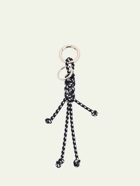 Plan C Woven Lanyard Keychain