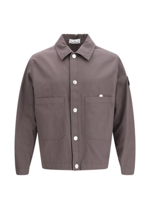 Stone Island buttoned patch jacket