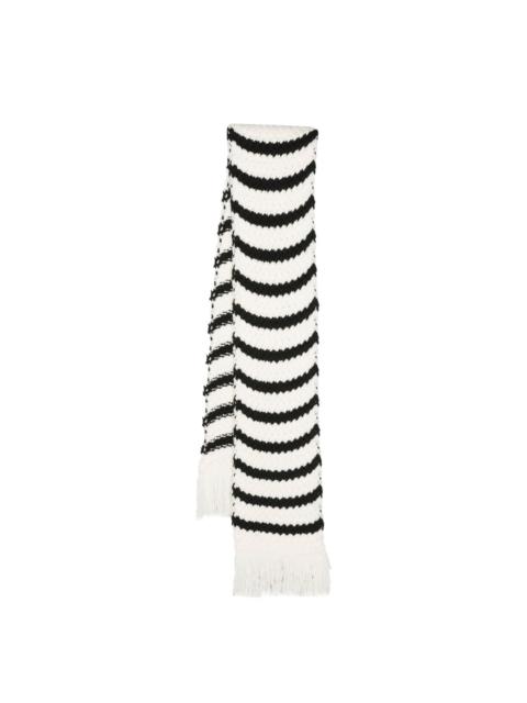 The Mariner virgin wool scarf