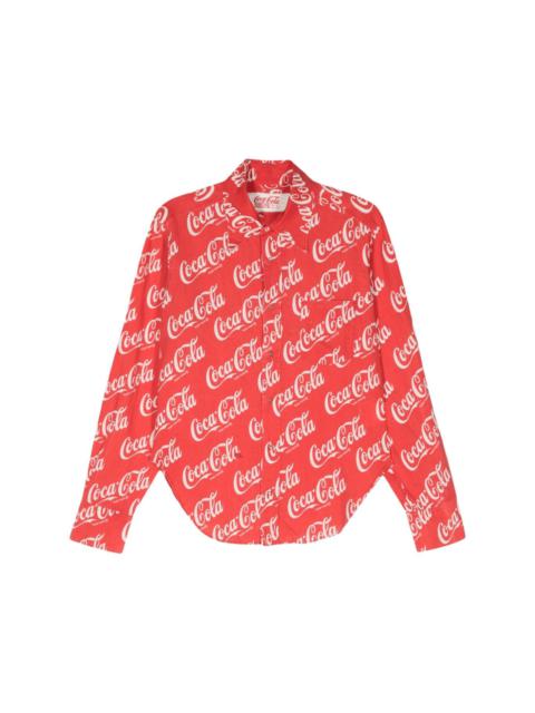 Coca-Cola print shirt