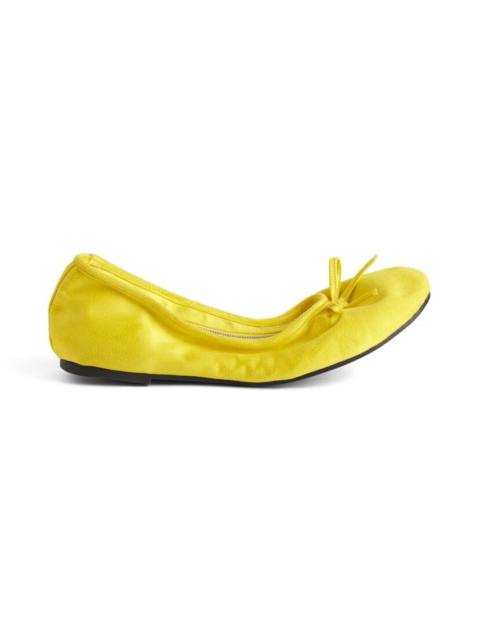 BALENCIAGA Women's Shoe Clutch Ballerina  in Yellow