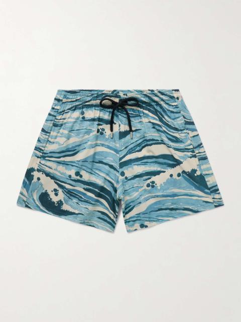 Maison Kitsuné + Vilebrequin Moorise Straight-Leg Mid-Length Printed Swim Shorts