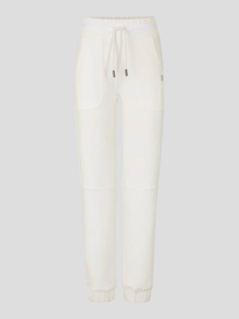 BOGNER CARLOTTA JOGGING PANTS IN OFF-WHITE