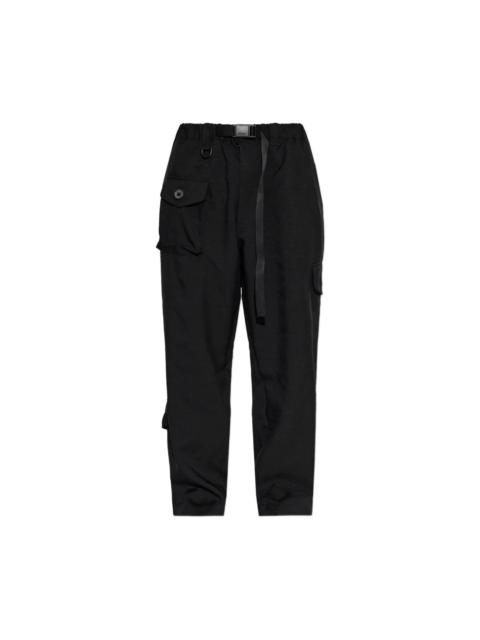 Y-3 BELTED CARGO PANTS