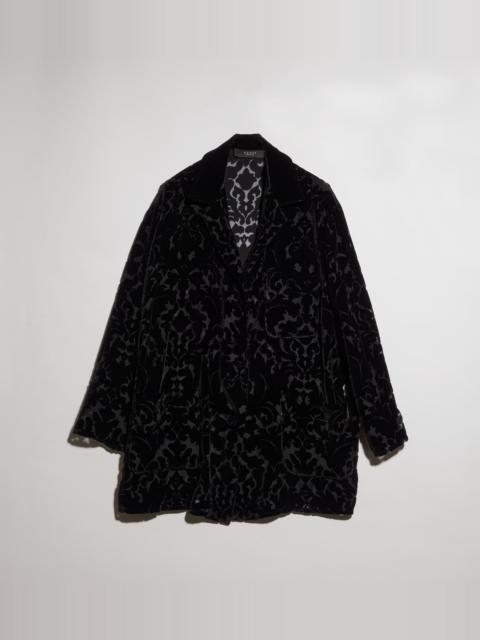 GUCCI Floral devoré velour shirt