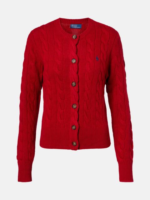 Polo Ralph Lauren Cable-knit wool and cashmere cardigan