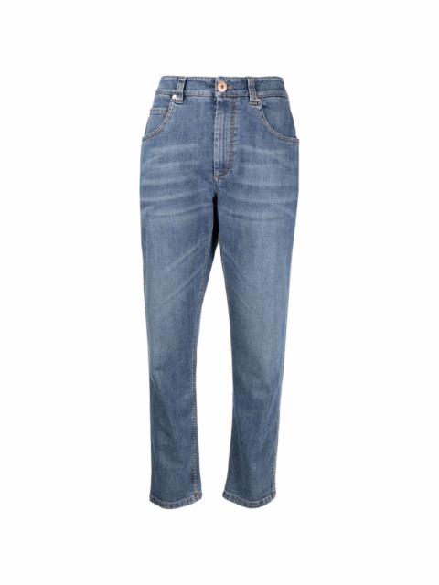 Brunello Cucinelli mid-rise straight-leg jeans