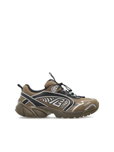 Balmain Cosmic Dust panelled sneakers