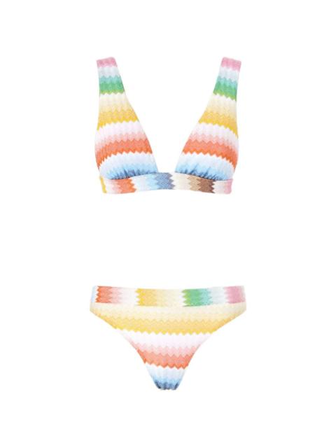 Missoni zigzag-pattern bikini