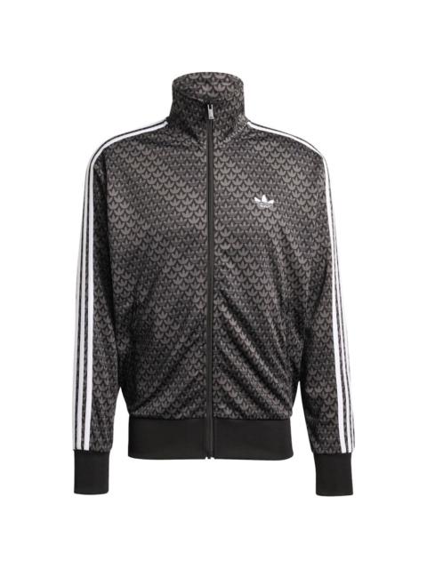 adidas Firebird patterned zip sweatshirt