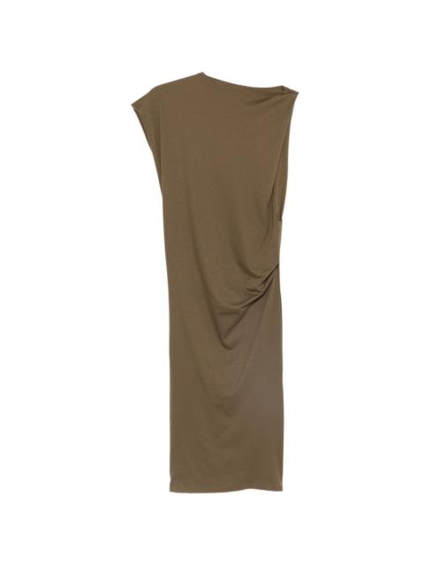 JACQUEMUS Drap asymmetric midi dress