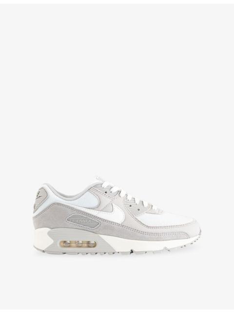 Nike Air Max 90 Suede And Mesh Trainers