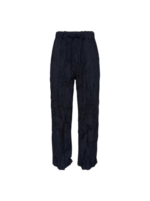 Comme des Garçons Homme Crinkled Drawstring Pants