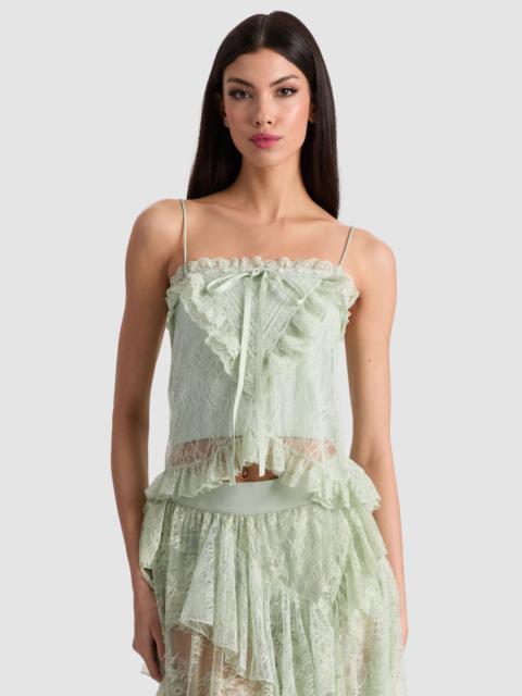 Alice + Olivia ALESSIA LACE TOP