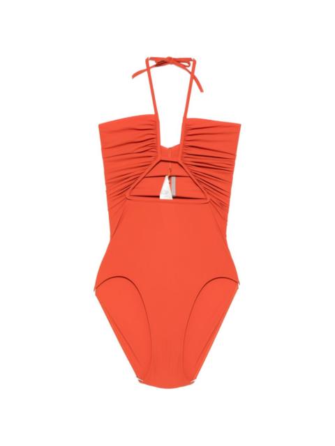 Rick Owens orange swimsuit