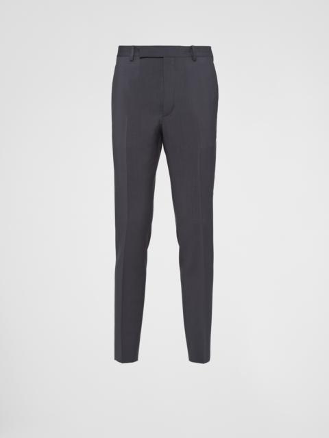 Prada Tailored wool and mohair pants