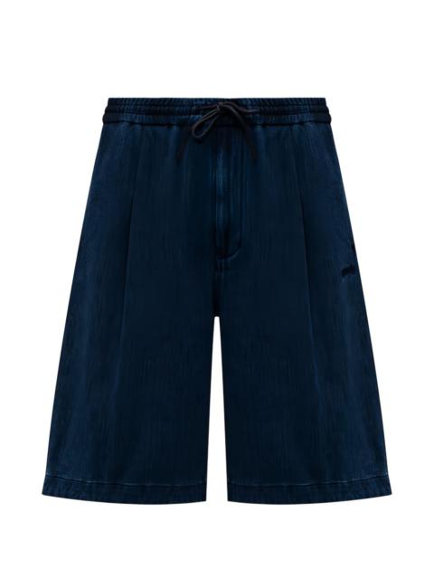 JUUN.J logo-embroidered shorts