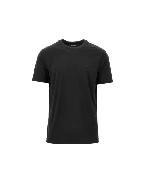 EMPORIO ARMANI EAGLE EMBROIDERY MODAL-BLEND T-SHIRT