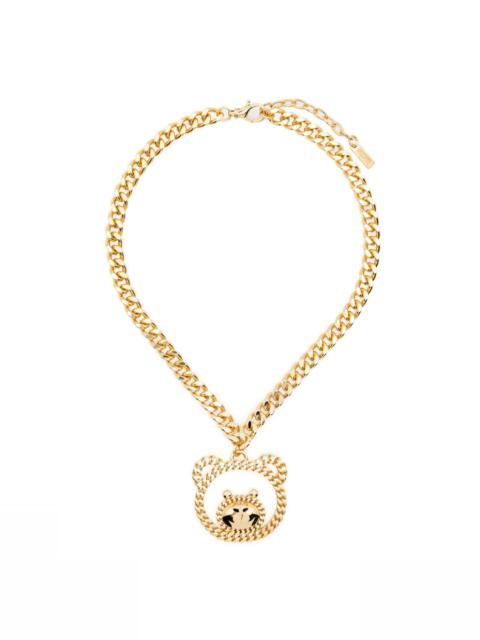 Moschino Teddy Bear-pendant necklace
