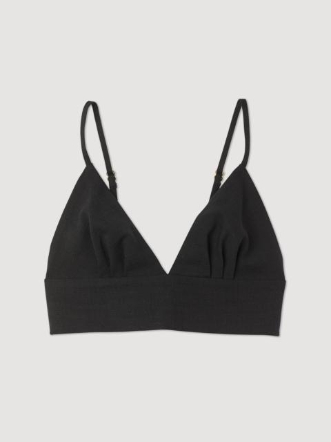 Sandro Cropped bra top