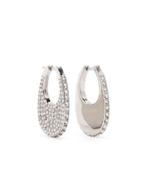 COPERNI medium Swipe crystal-embellished earrings