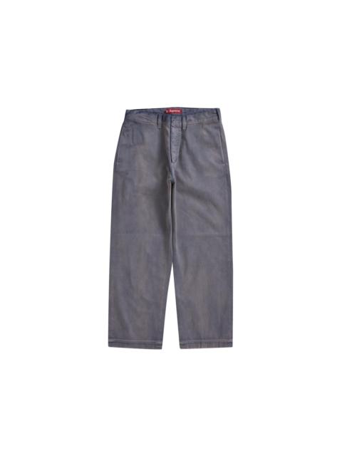 Supreme Chino Pant Washed Navy